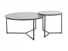 PALERMO II Набір столів журнальних ефект мармура
розмір FI80 FI50