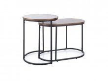 Twingo набір столиків журнальних колір горіх
розмір 64X36X46 та 45X54