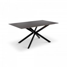 Стіл Грінвіч XS-1346, (160*90), чорний/мрамор