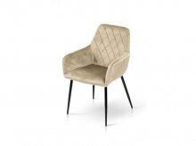 СТІЛЕЦЬ ТОМАС XS-2836, ЧОРНИЙ/ ЛАТТЕ