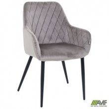 Крісло обіднє Venera, вельвет сірий