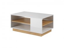 СТІЛ ЖУРНАЛЬНИЙ PERFECT HOME АРКО / ARCO 100 БІЛИЙ ГЛЯНЕЦЬ/ДУБ ГРАНДСОН