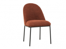 Стілець M-110 теракотовий + чорний