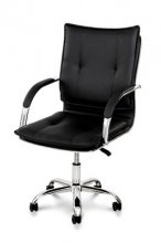 СТІЛЕЦЬ ОФІСНИЙ КЛІК, ЧОРНИЙ