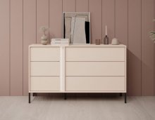 КОМОД PERFECT HOME ДАСТ / DAST З 6 ШУХЛЯДАМИ 6S/138 БЕЖ