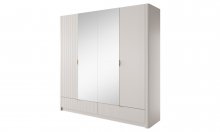 ШАФА ДЛЯ ОДЯГУ PERFECT HOME ЛАНТЕ / LANTE 4-ДВЕРНА З ДЗЕРКАЛОМ 4D2S/213 БЕЖ
