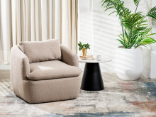 Поворотне крісло "Гарібальді" капучино