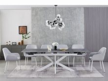 Керамічний стіл Тіціано TML-1150 делікато грей + білий