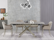 Керамічний стіл Піно TML-1200-1 містік грей + капучино