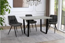 Стіл обідній Кентукі (чорний/індастріал)