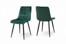 Стілець Віллі (Чорний/Зелений)