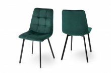 Стілець Ментос (чорний/зелений)