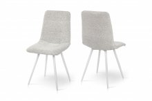 Стілець Фреш (білий/букле бежевий)