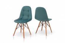 Стілець Джастін (Велюр Аквамарин)