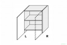 Верх 60ВВТ/860 1дв витяжка телескоп ліва Лео / Leo MiroMark