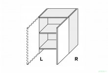 Верх 60ВВТ/680 1дв витяжка телескоп права Лео / Leo MiroMark