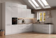 Кухня кутова Глорі / Glory 3.6x2.4 з антресолями MiroMark