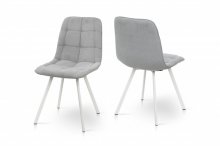 Стілець Софт (Білий/Світло-Сірий)