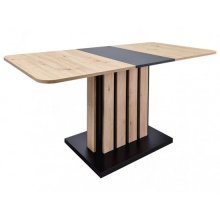 Стіл обідній розкладний COLIN D/C 68x110(145) Дуб артізан / Чорний