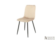 Стілець PERLA чорний каркас / беж