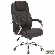 Крісло керівника Lester шкірозамінник коричневий Код товару: 555319