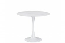 Стіл обідній Опал (білий/кераміка білий) Д 90 см 