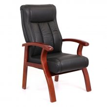 Крісло конференційне АКЛАС Брунор EX CF Чорний (PU-чорний) Код Код: 00142848