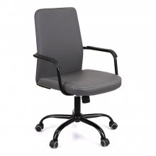 Крісло АКЛАС Бейкер KD TILT Сірий (PU grey)