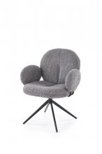 K-568 Стілець металевий колір сірий обертовий
розмір 65/64/82/47 cm