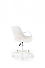 FROST Крісло офісне колір білий екошкіра
розмір 58/55/78-88/43-53 cm