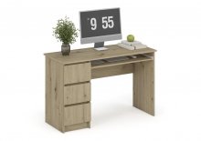 CINO Стіл письмовий колір дуб
розмір 120/50/77 cm