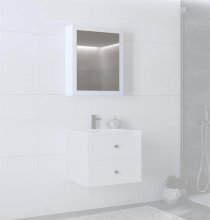 TORETO шафка -дзеркало SLU 60 колір білий
розмір 60/15/70 cm