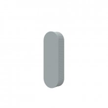 VENEZIA  Пінал 1 D колір сірий  мат МДФ
розмір 43/25/132 cm