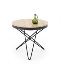 LEILA Стіл журнальний колір дуб натуральний/ чорний
розмір 60/55 cm