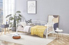 ARIZA Диван ліжко металеве колір білий з висувним додатковим матрасом
розмір