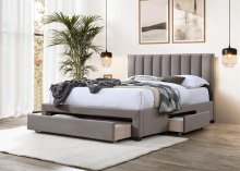 GRACE 140 Кровать двухместная велюр с ящиками
размер
цвет серый
