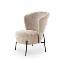 CEZAR Крісло для відпочинку тканина колір бежевий
розмір  70/79/85/45 cm