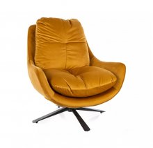 Крісло поворотне Vivien Velvet Signal каррі VIVIENVCU