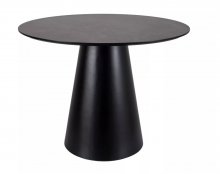 Стіл обідній Angel 100 Signal сірий мармур/чорний мат