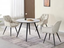 Стіл обідній Ideal Ceramic Signal білий мармур/чорний мат
IDEALBCFI100
