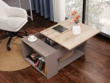 Стіл журнальний Drop Signal дуб альпійський/бежевий
розмір 80x60x42 cm