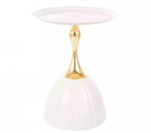 Стіл журнальний Piana Signal білий/золотий
розмір 38х50 см 