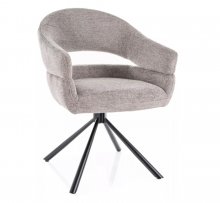 Крісло поворотне Borgo Raven Signal сірий