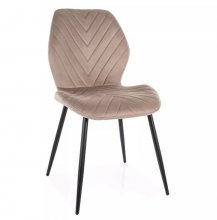Стілець Mike Velvet Signal темний беж MIKEVCCB