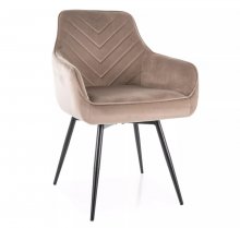 Крісло поворотне Servio Velvet Signal темний беж SERVIOVCCBE