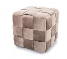 Пуф Casel Velvet Signal темный беж