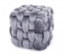 Пуф Faris Velvet Signal сірий
