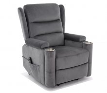 Крісло-реклайнер Minos Velvet Signal сірий MINOSVSZ