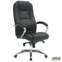 Крісло Mustang хром НВ, механізм MB, шкірозамінник чорний Код товару: 553515