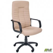 Крiсло Атлет PL Tilt Шкiрзам бежевий